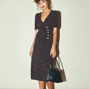 Rouje | Gabin Midi Dress Rare Print | 6/36